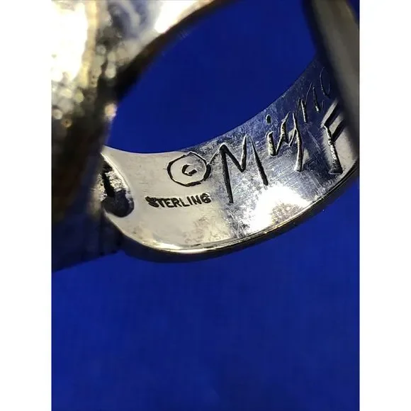 Mignon Faget 925 Sterling Silver Sea Collection Moon Snail Statement Ring - Picture 8 of 12